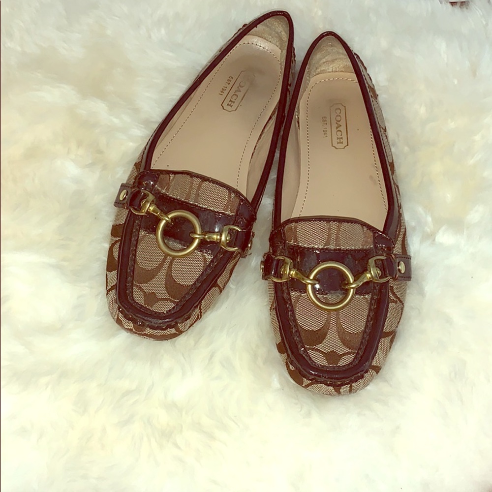 Coach loafer/drivers size 6